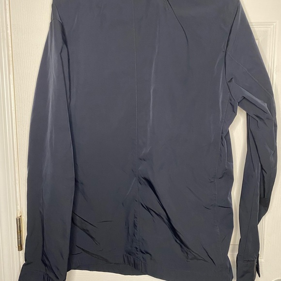 Theory men’s casual jacket windbreaker coat in black - Picture 2 of 4